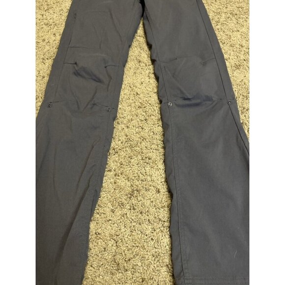 PRANA Halle Pant Gray Roll Up Convertible Straight Hiking Outdoor Sz 2 (29x31) - Picture 9 of 13